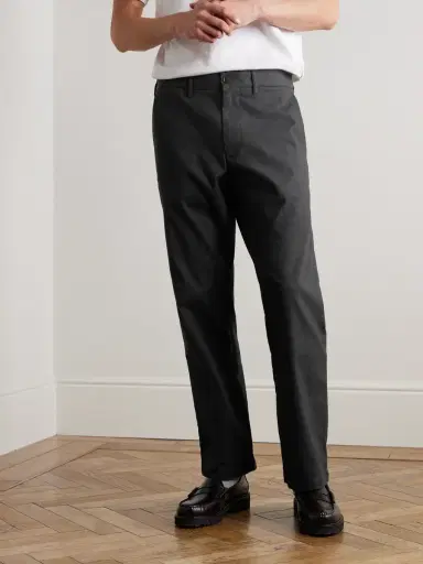 NN07 Aden 1067 Straight-Leg Recycled Grain de Poudre Trousers - Men | Thumbnail 3