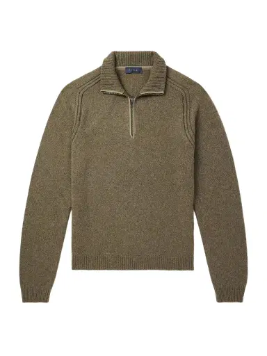 Sease Cashmere Half-Zip Sweater - Men | Thumbnail 1 Sease Cashmere Half-Zip Sweater - Men | Thumbnail 1