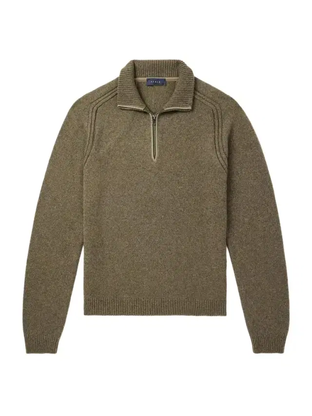 Cashmere Half-Zip Sweater - Men