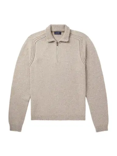 Sease Cashmere Half-Zip Sweater - Men | Thumbnail 1