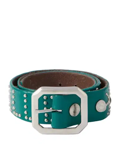 Gallery Dept. Croc-Effect Trimmed Studded Leather Belt - Men | Thumbnail 1 Gallery Dept. Croc-Effect Trimmed Studded Leather Belt - Men | Thumbnail 1