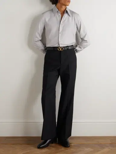 Valentino Garavani Slim-Fit Silk Shirt - Men | Thumbnail 2