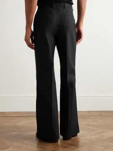 Valentino Garavani Flared Twill Trousers - Men | Thumbnail 4