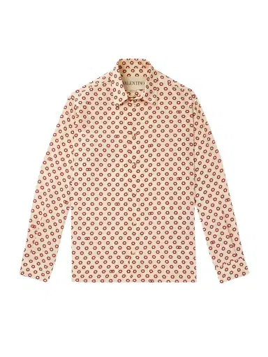 Valentino Garavani Printed Silk Crepe de Chine Shirt - Men | Thumbnail 1 Valentino Garavani Printed Silk Crepe de Chine Shirt - Men | Thumbnail 1