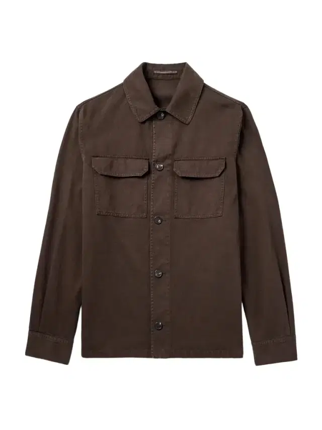 Incotex Cotton and Cashmere-Blend Overshirt - Men