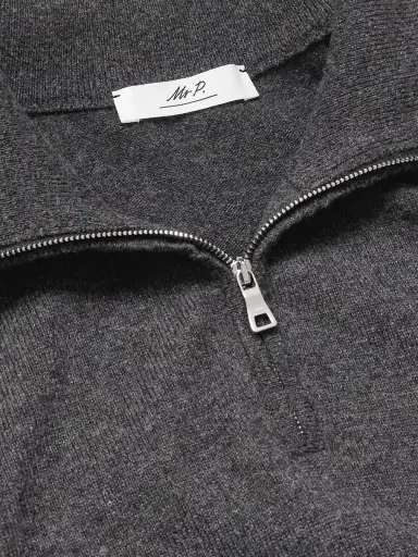 MR P. James Cashmere Half-Zip Sweater - Men | Thumbnail 5 MR P. James Cashmere Half-Zip Sweater - Men | Thumbnail 5