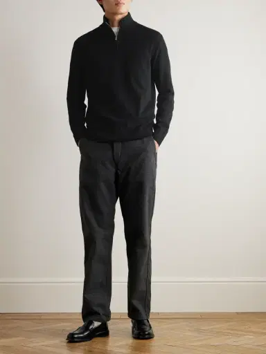 MR P. James Cashmere Half-Zip Sweater - Men | Thumbnail 2