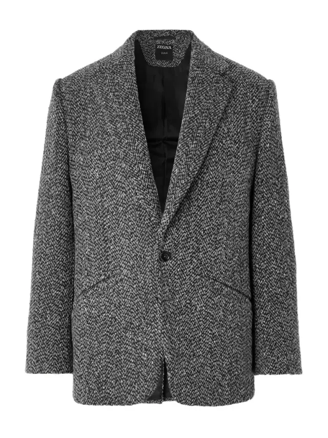 Zegna Wool and Cashmere-Blend Suit Jacket - Men