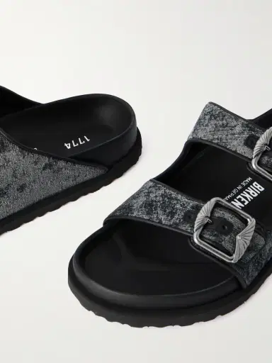 Birkenstock 1774 Arizona Velvet Sandals - Men | Thumbnail 5 Birkenstock 1774 Arizona Velvet Sandals - Men | Thumbnail 5