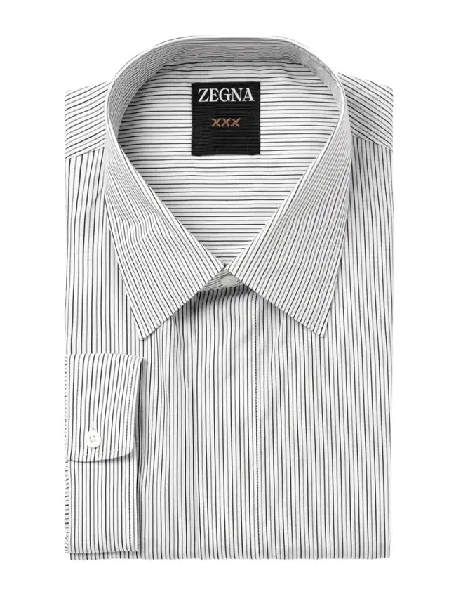 Zegna Striped Cotton Shirt - Men