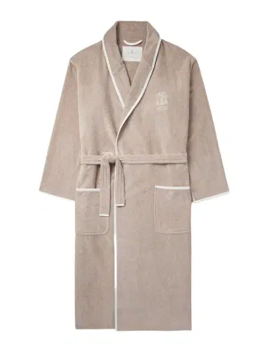 Brunello Cucinelli Cotton-Terry Bathrobe - Men | Thumbnail 1