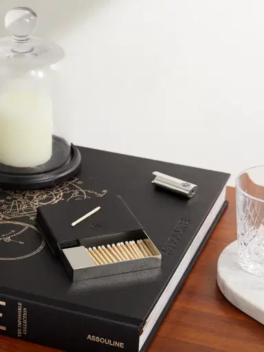 dunhill Leather and Silver-Tone Ashtray and Case - Men | Thumbnail 2 dunhill Leather and Silver-Tone Ashtray and Case - Men | Thumbnail 2