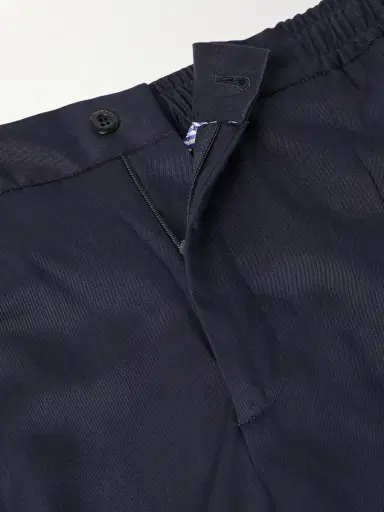 Rubinacci Leisure Straight-Leg Pleated Silk-Twill Trousers - Men | Thumbnail 6