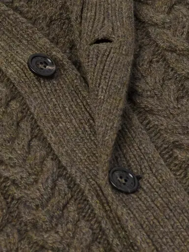 Ralph Lauren Purple Label Cable-Knit Cashmere Cardigan - Men | Thumbnail 4 Ralph Lauren Purple Label Cable-Knit Cashmere Cardigan - Men | Thumbnail 4