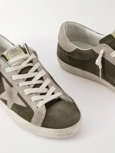 Golden Goose Super-Star Private EDT Distressed Suede Sneakers - Men | Thumbnail 5 Golden Goose Super-Star Private EDT Distressed Suede Sneakers - Men | Thumbnail 5
