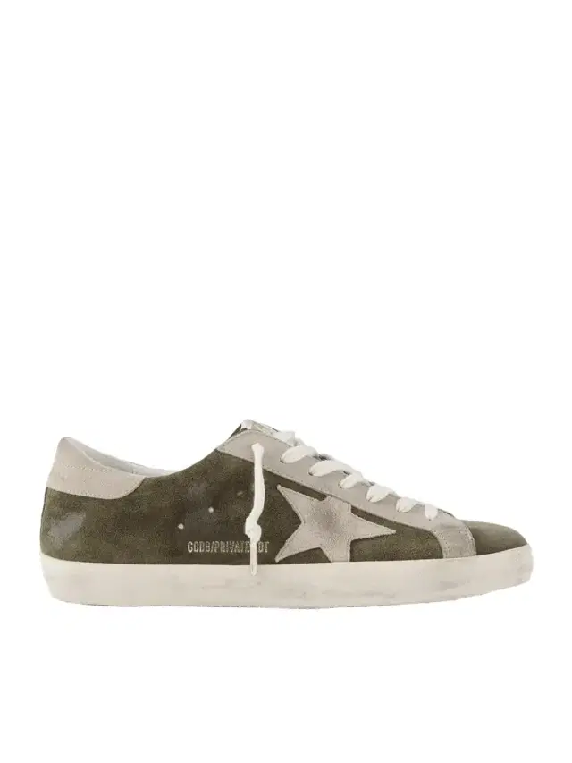 Golden Goose Super-Star Private EDT Distressed Suede Sneakers - Men