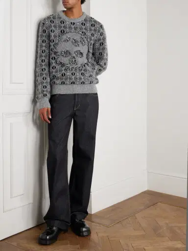 McQueen Fair Isle Knitted Sweater - Men | Thumbnail 2