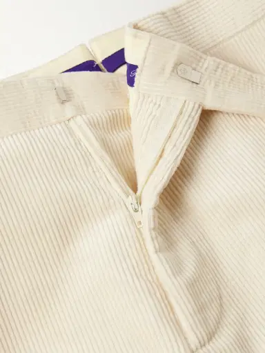 Ralph Lauren Purple Label Gregory Straight-Leg Cotton-Corduroy Trousers - Men | Thumbnail 6