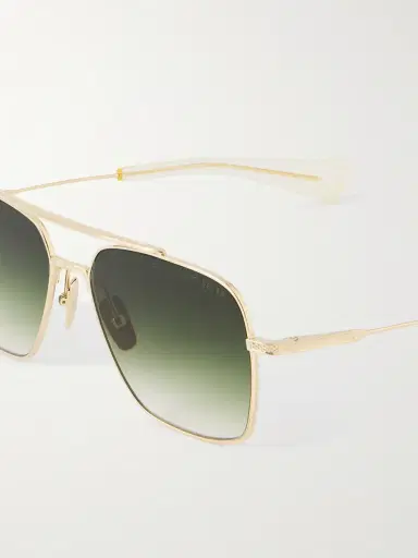 DITA Aviator-Style Gold-Tone and Acetate Sunglasses - Men | Thumbnail 3 DITA Aviator-Style Gold-Tone and Acetate Sunglasses - Men | Thumbnail 3