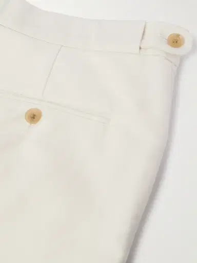 Ralph Lauren Purple Label Slim-Leg Cotton-Moleskin Trousers - Men | Thumbnail 5