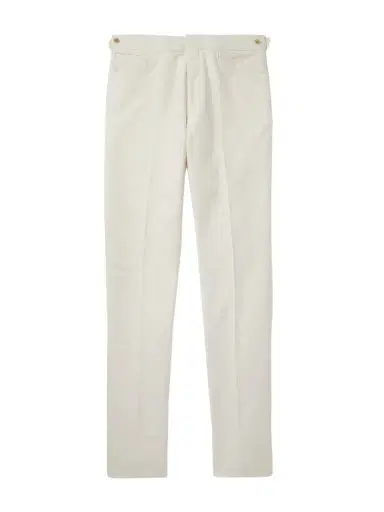 Ralph Lauren Purple Label Slim-Leg Cotton-Moleskin Trousers - Men | Thumbnail 1