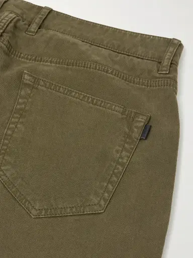 Purdey Slim-Fit Straight-Leg Cotton-Blend Twill Trousers - Men | Thumbnail 5
