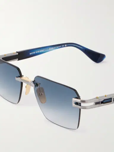 DITA Meta-Evo One Square-Frame Silver-Tone and Acetate Sunglasses - Men | Thumbnail 3 DITA Meta-Evo One Square-Frame Silver-Tone and Acetate Sunglasses - Men | Thumbnail 3