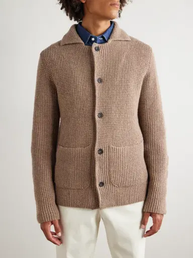 Rubinacci Cashmere Cardigan - Men | Thumbnail 3