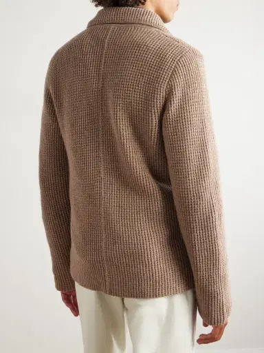 Rubinacci Cashmere Cardigan - Men | Thumbnail 4
