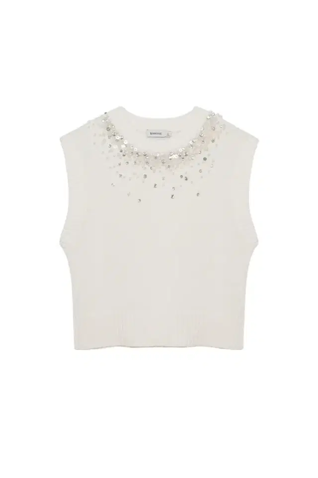 Candra Embellished Knit Vest
