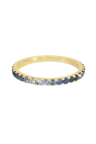 LISA NIK Blue Sapphire Ombre Ring | Thumbnail 1 LISA NIK Blue Sapphire Ombre Ring | Thumbnail 1