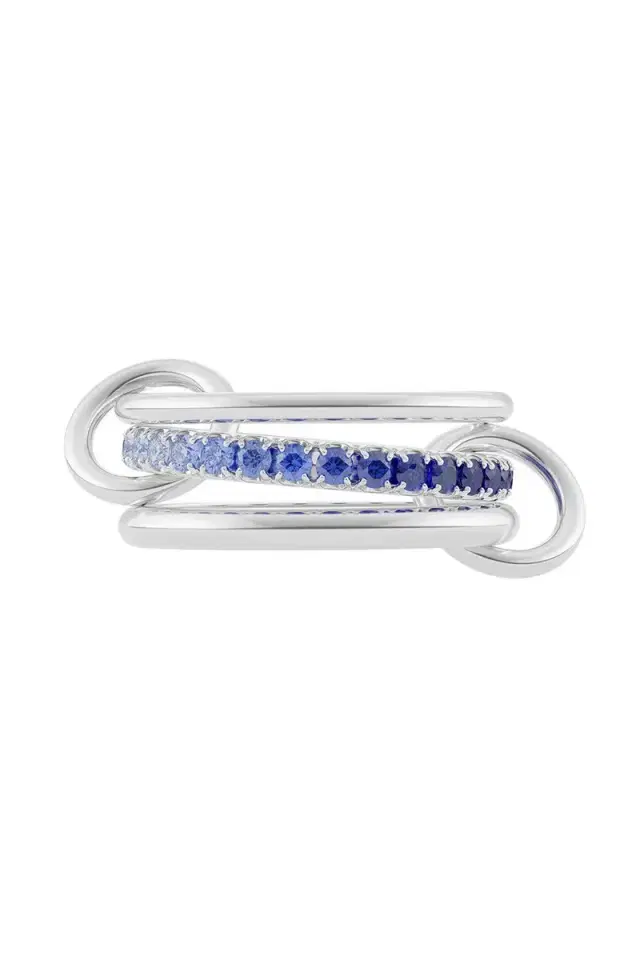 Spinelli Kilcollin Blue Sapphire Petunia Ring