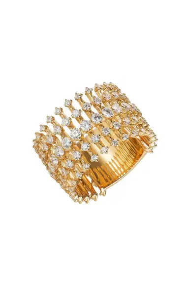 Fernando Jorge Diamond Disco Wide Band Ring | Thumbnail 1