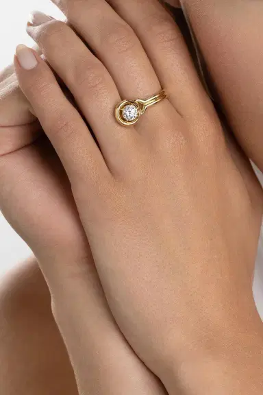 Melissa Kaye Diamond Medium Rocky Ring | Thumbnail 2