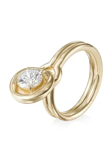 Melissa Kaye Diamond Medium Rocky Ring | Thumbnail 1
