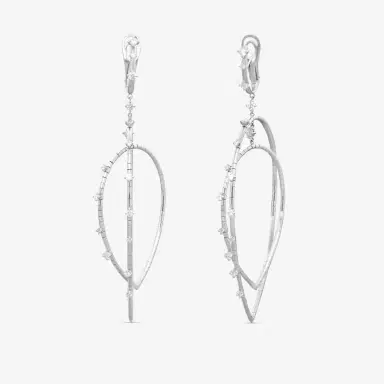 MATTIA CIELO Mattia Cielo Rugiada Diamanti 18K White Gold & Titanium Diamond Drop Earrings by The Solist | Thumbnail 3 MATTIA CIELO Mattia Cielo Rugiada Diamanti 18K White Gold & Titanium Diamond Drop Earrings by The Solist | Thumbnail 3