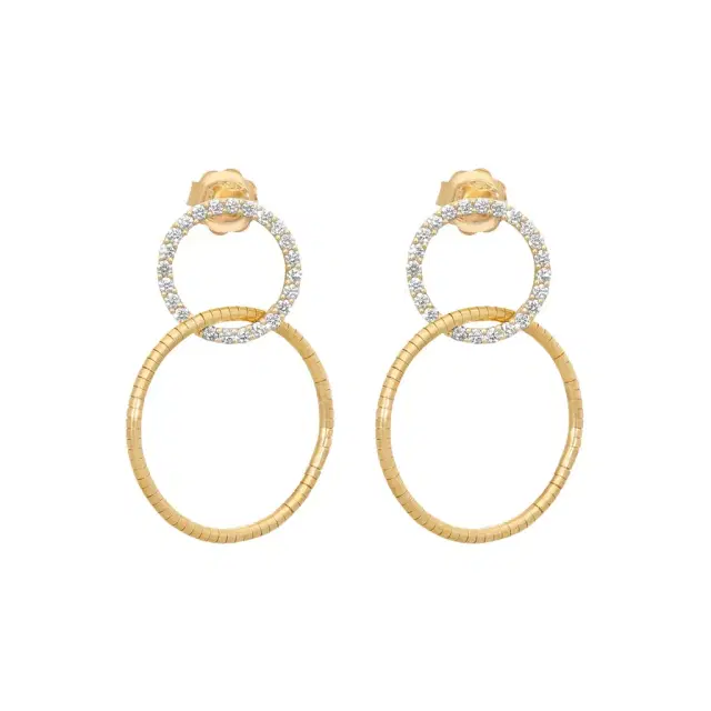 MATTIA CIELO Mattia Cielo Rugiada Tennis 18K Rose Gold & Titanium Diamond Drop Earrings by The Solist
