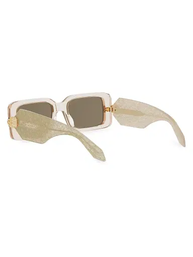 BVLGARI Women's Serpenti Forever 53MM Rectangular Sunglasses - Gold Brown | Thumbnail 4