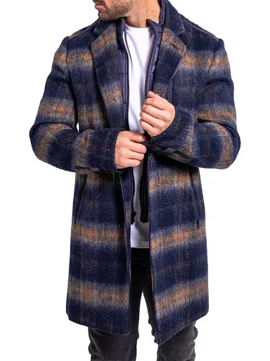 Maceoo Men's Ascension Peacoat | Thumbnail 8