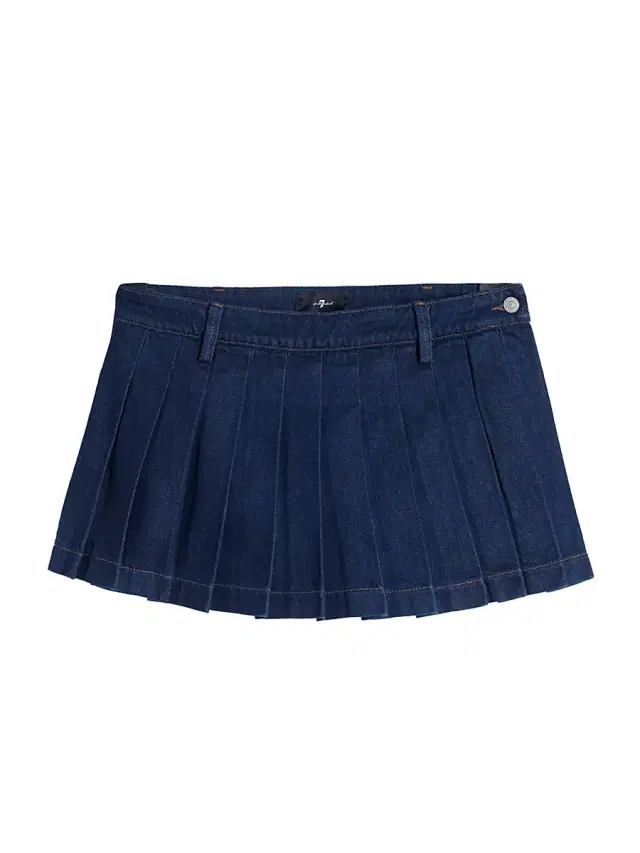 7 For All Mankind Women's Denim Pleated Miniskirt - Franklin - Size 31