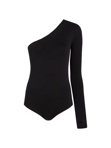 Commando Women's Prima One-Shoulder Bodysuit - Black | Thumbnail 1