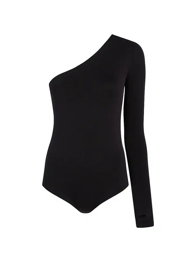 Commando Women's Prima One-Shoulder Bodysuit - Black