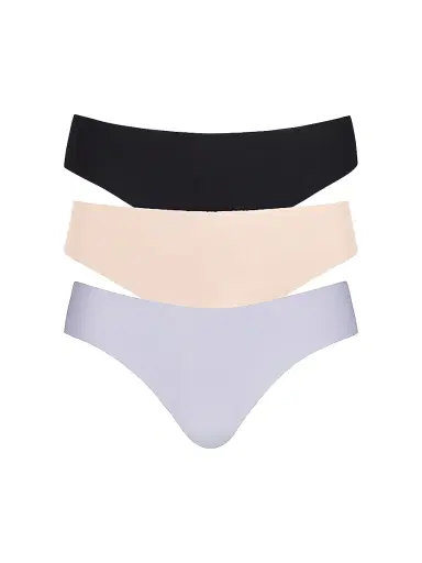 Commando Women's Butter 3-Pack Mid-Rise Thongs - Size XL | Thumbnail 1 Commando Women's Butter 3-Pack Mid-Rise Thongs - Size XL | Thumbnail 1