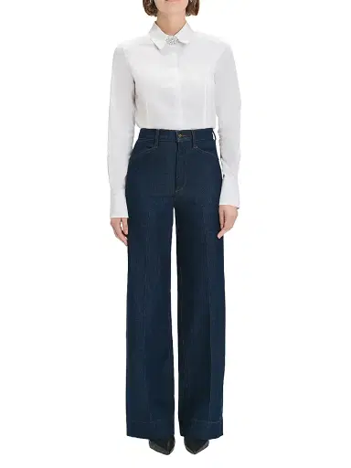 Favorite Daughter Women's The Darling Embellished Cotton-Blend Shirt | Thumbnail 2 Favorite Daughter Women's The Darling Embellished Cotton-Blend Shirt | Thumbnail 2