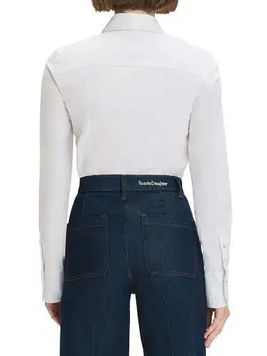 Favorite Daughter Women's The Darling Embellished Cotton-Blend Shirt | Thumbnail 6 Favorite Daughter Women's The Darling Embellished Cotton-Blend Shirt | Thumbnail 6