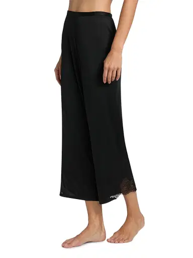 Natori Women's Enchant Lace-Trimmed Cami Pajamas - Black Lace - Size XL | Thumbnail 4 Natori Women's Enchant Lace-Trimmed Cami Pajamas - Black Lace - Size XL | Thumbnail 4