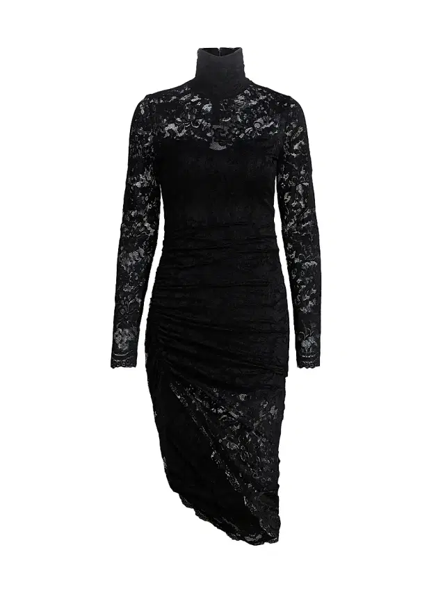 Generation Love Women's Iria Floral Lace Midi-Dress - Black