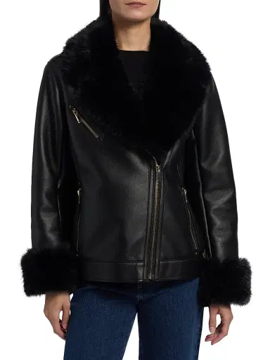 Generation Love Women's Walt Faux-Leather Moto Jacket | Thumbnail 3 Generation Love Women's Walt Faux-Leather Moto Jacket | Thumbnail 3