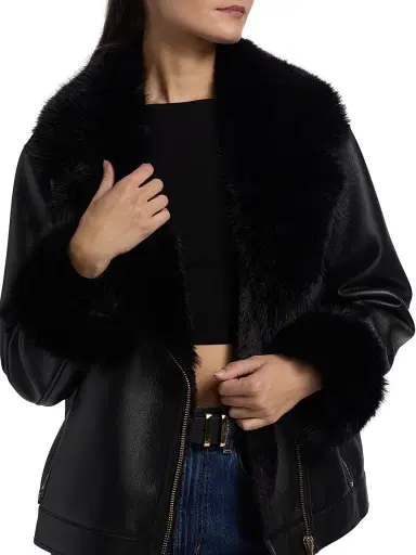 Generation Love Women's Walt Faux-Leather Moto Jacket | Thumbnail 6 Generation Love Women's Walt Faux-Leather Moto Jacket | Thumbnail 6