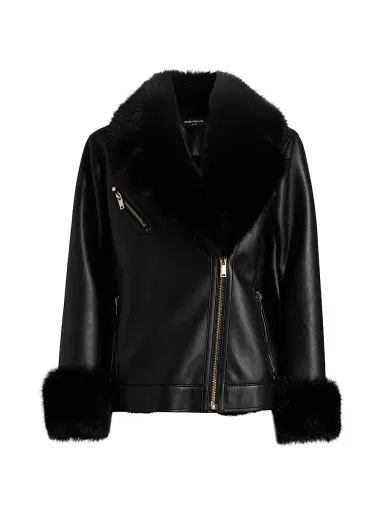 Generation Love Women's Walt Faux-Leather Moto Jacket | Thumbnail 1 Generation Love Women's Walt Faux-Leather Moto Jacket | Thumbnail 1